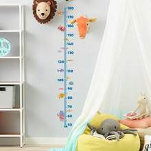 Children's Sticker,The Brightly Colored Little Fish Height Measurement Wall Decals - Growth Chart Stickers Height Measurement Ruler Sticker, Self-Adhesion For Nursery, Bedroom, And Playroom Decoration,Decorations For Classrooms Or Living Rooms - A - View 7
