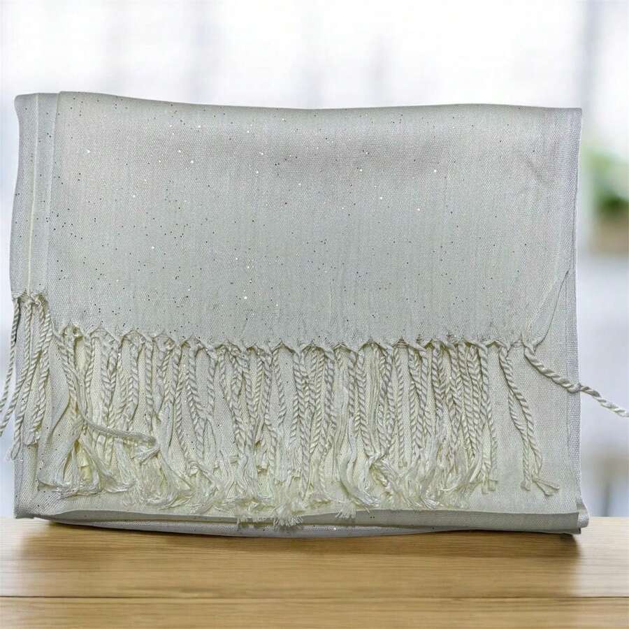 Scarf With Glitter - Blanco - Ver 1