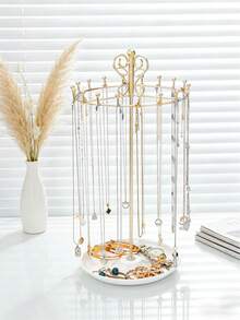 Soporte desmontable multifuncional para exhibir collares - Estante de metal para joyas, adecuado para exhibir pulseras, tobillos y diversas joyas - Excelente para stands de exposición, regalos de joyería para el regreso a clases y regalos del Día de San Valentín para mujeres. - Multicolor - Ver 3