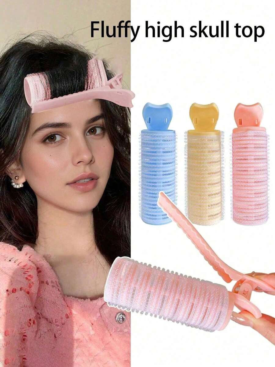 1. Máy uốn tóc xoăn kiểu Pháp thế hệ mới dành cho học sinh, cỡ lớn, kẹp tóc bông xốp, kẹp tóc tiện dụng, kẹp tạo kiểu tóc mái bồng bềnh, dụng cụ tạo kiểu tóc xoăn bồng bềnh cho học sinh. - máy uốn tóc - Xem 1