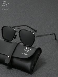SY SI YANG Brand Sunglasses For Men, Driving Outdoor Stylish Sunglasses, UV Protection, Fishing Glasses, Unisex - A - View 4