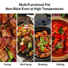 Thick-Walled Cast Iron Pot With Two Handles, Casserole Dish, Soup Pot, Household Frying Pan, Non-Stick Frying Pan - View 5