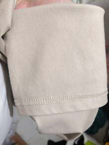Women's Spandex Resin Pants - Bege 3 - View 4