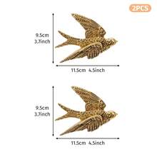 1件樹脂材質燕子壁掛裝飾，金色飛翔燕子家居牆飾，鍍金鳥類牆面飾品，3D牆面裝飾，奢華牆飾，動物牆飾，燕子吊飾，適用於家居、餐廳、派對、婚禮等場合的居家裝飾 - 金色 - 查看 17