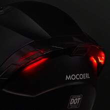 Casco Integral Para Moto Certificado Dot Luz Led Bluetooth Color Negro Diseño Monocolor Tamaño Del - NEGRO - Ver 7