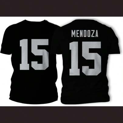 Fernando Mendoza Las Vegas Football 100% Cotton Jersey T-Shirt
