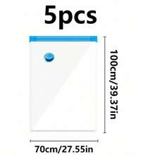 1/5/6/10/13pcs Multi-Size High Quality Vacuum Compression Storage Bags, Suitable For Travel Essentials, Clothes, Bedding, Blankets, Portable With Hand Pump, No Electric Needed. Can Be Used For Decoration, Holiday, Room, Home, Bedroom, Dresses, Pants, Shoes, Jeans, Boots, Skirts, Etc. Vacuum Compression Bags, Thick Storage Bags For Clothes, Quilts, Down Jackets, Moisture-Proof And Anti-Moth, Travel Organizer - Multicolor - View 26