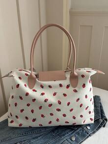 New Fashion High Capacity Casual High-End Quality Chic Unique Versatile Shoulder Handbag - Multicolor - View 10