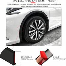 HMIYD Automotive Wheel Eyebrow Lip Edge Trim, Universal Rubber Wheel Eyebrow Edge Protection Cover, Suitable For Automotive Wheel Eyebrow Edge Trimming - Black - View 5