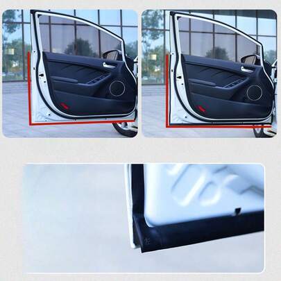 CR-V Car Door Seal Strip, Dust-Proof Soundproof Noise Reduction Sealing Strips For Modification, Interior Car Door Sealing Strips, Car Door Sealing Strips, Front Door Sealing Strips, Car Door Rubber Cover, Car Door Rubber Sealing Strips, Shock-Absorbing Pad Rubber Strips For Whole Car, Center Console Accessories