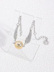 1 pieza Pulsera con diseño de ala minimalista, apta para uso diario - Multicolor - Ver 4