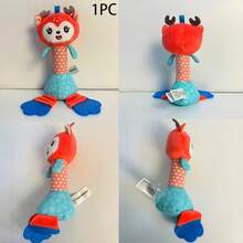 Infant Rattle Toy, Soft Hand Shake Rattle With Crinkle Paper, Colorful Interactive Toy For Parent-Child, Baby Gift - Multicolor - View 13
