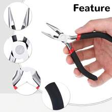 2-Piece Zipper Repair Kit With Needle Nose Pliers, End Cutting Pliers, For Jewelry Making, Crafts, And Carpenter Nail Puller Tool - 1 - 查看 5