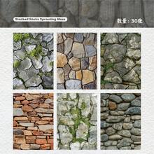 1 Set/30pcs Vintage Textured Scrapbooking Paper Pack, Original Series Diary Background Paper Suitable For DIY Crafts, Scrapbooking, Card Making, Gift Wrapping - A - View 10