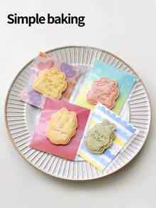 A Vintage Picture Frame-Shaped Cookie Mold, With Cookie Stamps For Expressing Love, Gratitude, And Blessings. Cookies Stamp For Mother's Day And Teacher's Day To Express Gratitude. A Cookie Cutters For Gift Snacks. Cake Decorating Accessories - View 12