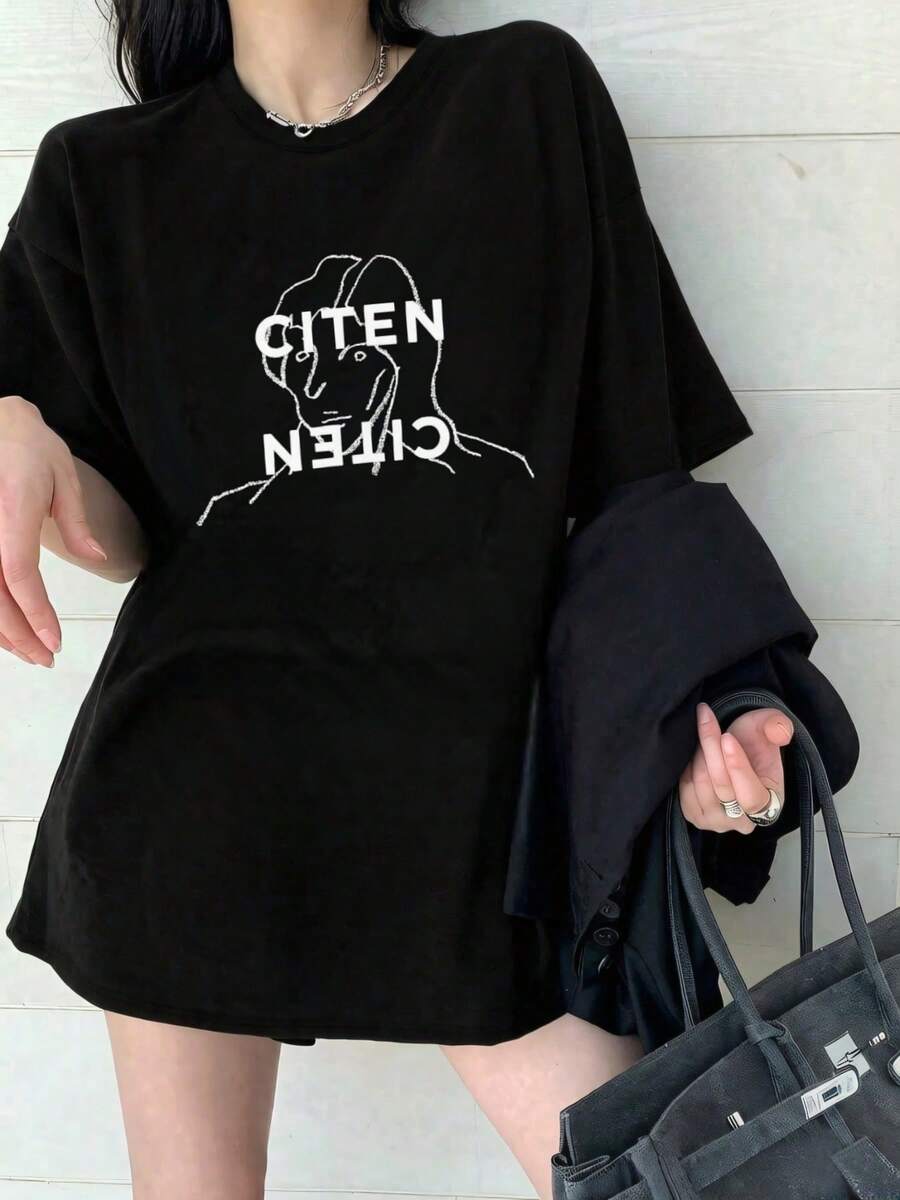 Women T-Shirts - Black - View 1