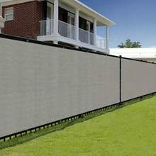 1 tấm lưới che nắng ban công màu xám, lưới chắn gió hàng rào sân vườn, lưới cách ly, vải lưới chống gió, chịu lực cao cho cả nhà ở và thương mại, tỷ lệ che nắng 90%. - 1 màu xám - Xem 2