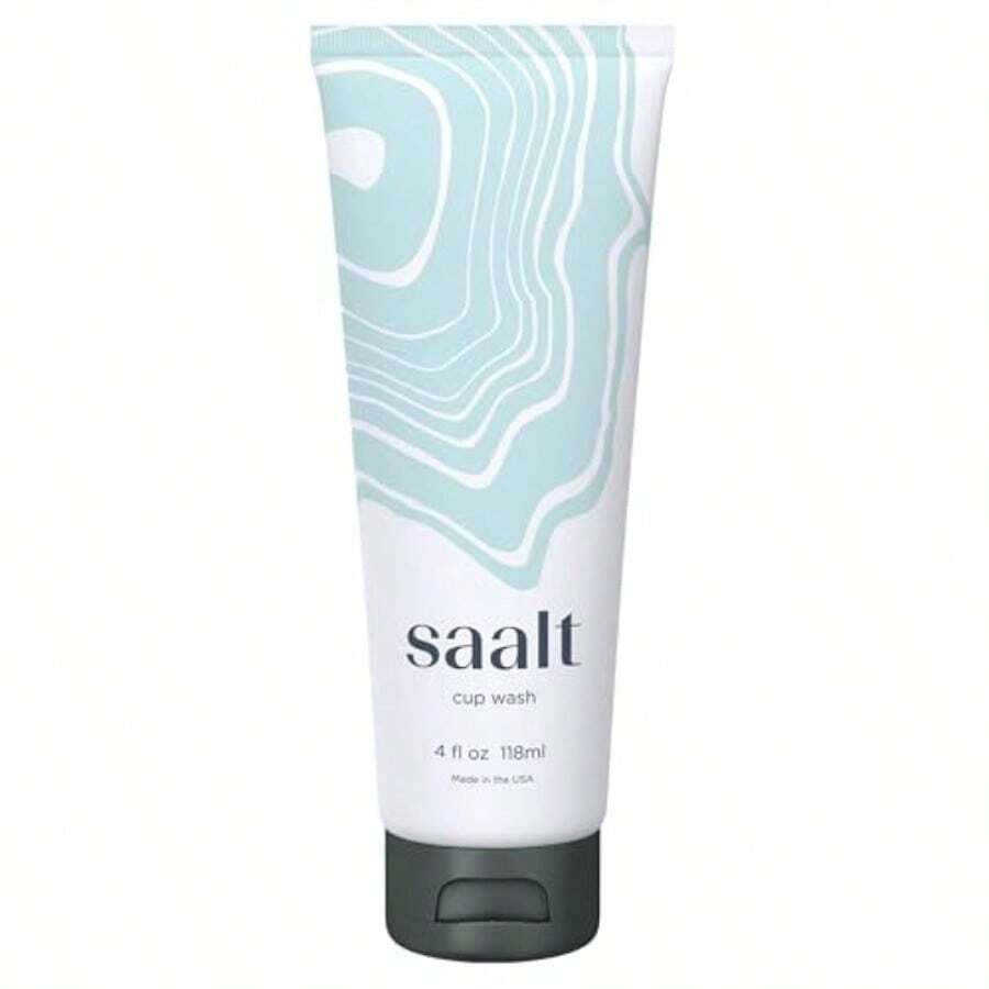 Saalt Menstrual Cup Wash - Made in USA - Premium Formula for Silicone Menstrual Cups 4 oz - Transparente - Ver 1