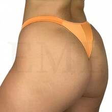 Set Of 10 Bikini Panties, Double String Thong With Straps, Premium Microfiber, Women's Lingerie, 100% Cotton Lining, 3, 5 Or 10 Pieces. - 5件套裝組合裝 - 查看 2