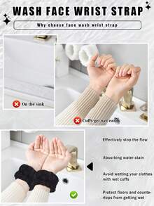 Bộ dụng cụ trang điểm đa năng 16/18/34 món, gồm 18 cọ trang điểm, bông mút, bông phấn, băng đô cài tóc, băng đeo cổ tay và dụng cụ vệ sinh cọ. - màu đen - Xem 7