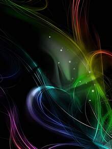 Men's Loose-Fit Gradient Glow Pants With Fluorescent Line & Particle Light Effects - Wide-Leg Straight-Look Casual Trousers Suitable For Night Out, Parties & Casual Attire - Machine Washable Comfortable Pants - 彩色 - 查看 6