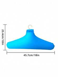 Móc treo quần áo bơm hơi PVC chống trượt, móc treo quần áo bằng nhựa gấp gọn tiện dụng khi đi du lịch, móc treo quần áo bơm hơi. - Màu xanh lam - Xem 12