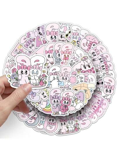 50 ملصق كرتوني ممتع، ملصقات زخرفية كرتونية جميلة وأنيقة، لوازم حفلة التخرج، ملصقات ممتعة، ملصقات جميلة، مناسبة لتزيين الدفاتر وأغلفة الهواتف والدفاتر المدرسية وزجاجات المياه والسيارات والزلاجات والخيام ولوازم الحفلات والحقائب والصناديق والخوذات والمظاريف وغيرها، ملصقات زخرفية DIY، هدايا للأصدقاء والعائلة.