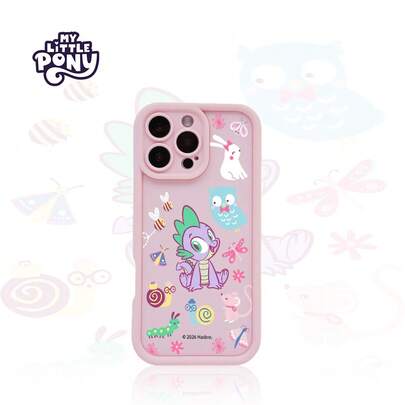 Hasbro MY LITTLE PONY 官方授权新款女士粉色手机壳，兼容安卓机型：Galaxy S25 Ultra、Galaxy S24 Plus，以及苹果机型：11系列、12系列、13系列、14系列、15系列、15 Pro Max、16 Pro、16 Pro Max。防刮、防滑、防摔。