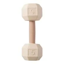 Silicone Flexible Realistic Dumbbell Rattle, Infant Grasping Chewing Training Stress Relief Soothing Toy, Hand-Eye Coordination Auditory Visual Tactile Cognition, Shockproof Washable Sound Toy, Newborn 100 Days Christmas Gift - Multicolor - View 12