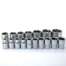 Bộ tua vít lục giác ngắn 1/2 inch, bộ dụng cụ lục giác 8-32mm - A - Xem 2