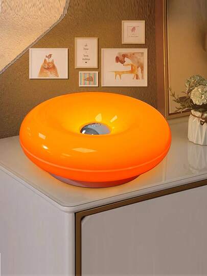 1 đèn ngủ hình bánh donut có thể sạc lại, điều khiển cảm ứng RGB - Một chiếc đèn trang trí thú vị tạo không gian ấm cúng trong phòng ngủ, phòng khách hoặc văn phòng.