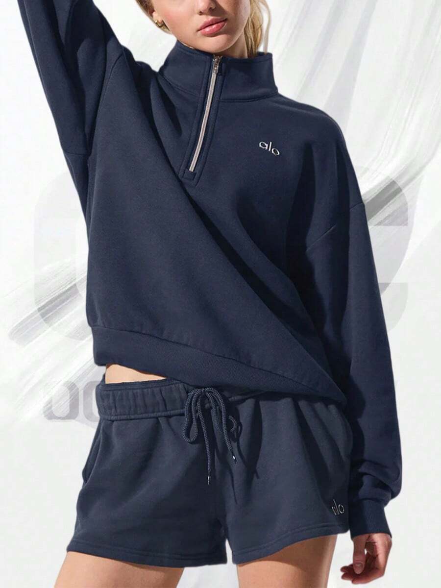 Accolade 1/4 Zip Pullover - Navy - View 1