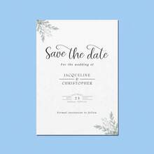 10入 A5 客製化婚禮邀請函 Save The Date 卡片 婚禮儀式紀念卡 - 多色1 - 查看 15