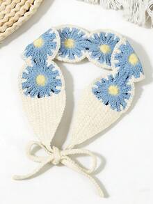 1pc Boho Style Simple Khaki Butterfly Crochet Headband, Women's Hair Accessory, Birthday Gift,Festival,Party - Brown - View 11
