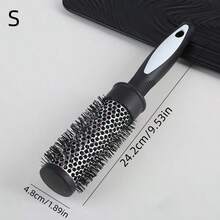 1 chiếc lược tạo kiểu tóc bằng nylon đen cỡ S/M/L, lược cuốn tóc có ống nhôm và dụng cụ tạo kiểu tóc mái, dễ dàng tạo kiểu tóc xoăn tại nhà, lược cuốn tóc bằng nhôm, dụng cụ tạo kiểu tóc mùa hè, kỳ nghỉ, du lịch. - Nhiều màu - Xem 12