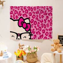 Fondo de fotografía de fiesta de cumpleaños con estampado de leopardo rosa, fondo de foto de fiesta lindo - Fondo de dibujos animados - Ver 4