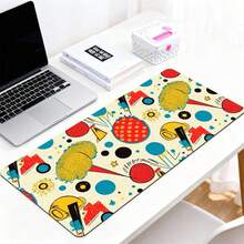 1 Piece Pop Art Explosion Pattern Rubber Desk Mat - Non-Slip, Stain-Resistant, Smooth Glide, Gaming & Office Extended Keyboard Pad,Large Gaming & Work Mouse Pad - View 1