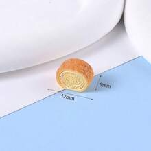 10 món/gói. Đồ chơi thức ăn thu nhỏ bằng nhựa, bánh mì ăn sáng, vật liệu tự làm bằng keo dán dạng kem, phụ kiện nhỏ bằng nhựa, linh kiện tự làm thủ công, vật liệu xây dựng mô hình nhà búp bê, linh kiện thủ công tự làm, phụ kiện bàn làm việc, trang trí phòng, bùa may mắn bằng nhựa. - màu sắc hỗn hợp - Xem 10