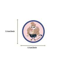 Monogram 50PCS Disney Officially Licensed Zootopia2 Cute Cartoon Q Version Stickers Waterproof Sunscreen for Cups Skateboards Books Computers Cell Phone Cases Party Supplies Gifts for Best Friends with Characters Judith Hopps Nick Wilde Flash Sloth Benjamin Clawhauser - 彩色 - 查看 2