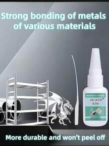High Temperature Resistant, Strong, Fast Drying, Waterproof, Odorless, Instant Dry, High Strength Metal Adhesive, Suitable For Various Metals, Replacing Welding - 21g - View 10