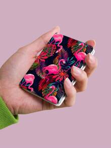 1PC Pastoral British Style Floral Series Makeup Mirror, Foldable, Lightweight, Ultra-Thin, Convenient, Durable PU Leather, Suitable For Various Occasions, Travel, Parties, Work, School, Suitable For All Ages, Universal - Multicolor - View 6