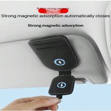Túi đựng đồ gắn kính chắn nắng ô tô từ tính có ngăn đựng vé và kẹp bút, nhiều ngăn bằng da, phụ kiện nội thất đựng kính phù hợp với hầu hết các loại xe (Kẹp kính hai khe - Đen, Kẹp kính hai khe - Xám, Kẹp kính hai khe - Be, Kẹp kính hai khe - Cam) - Nhiều kiểu dáng - Xem 5