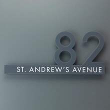 Custom Acrylic Number Plaque, Personalized Gift Door Sign, Modern Wall Sign For Home Or Office, Minimalist Address Display, Mother's Day Contemporary Cut Out Modern House Number Sign Printed Address Signage - Matt & Gloss Finishes, House Decor,2026 Graduation - Multicolor - View 14
