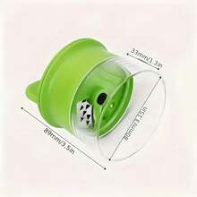 Handheld Duty Spiralizer Vegetable Slicer Vegetable Spiral Slicer Cutter Zucchini Pasta Noodle Spaghetti Maker Kitchen Gadgets - Green - View 3