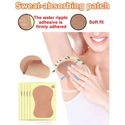 10pcs/20pcs/30pcs Summer Underarm Sweat Pads, Invisible Breathable Deodorant Patches, Unisex One-Time Sweat Absorbing Stickers, Ultra-Thin Skin-Friendly Non-Curling Non-Peeling, Suitable For Suits, Shirts, Dresses, Office, Workout, Dates, Long-Lasting Dry And Fresh, Summer Essential