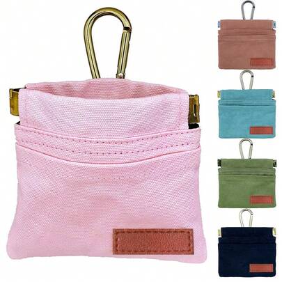 Bolsa de comida para mascotas para caminar, bolsa de cintura portátil para entrenamiento de perros al aire libre, bolsa de snacks para entrenamiento de perros
