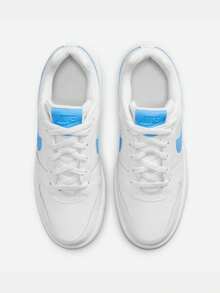 Giày thể thao nam Nike EBERNON LOW kiểu dáng bóng rổ cổ điển, giày thể thao thường ngày, màu trắng AQ1775-102 - trắng - Xem 5