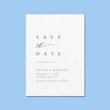 10入 A5 客製化婚禮邀請函 Save The Date 卡片 婚禮儀式紀念卡 - 多色1 - 查看 17