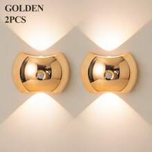 LED Smart Motion Sensor Wall Light, Indoor Motion Sensor Wall Lamp, Wireless LED Wall Light, Battery Powered Night Light, Adhesive Design, Rotatable, Portable, Easy Installation, Adjustable Color Temperature & Brightness - Spherical Multicolor - View 27
