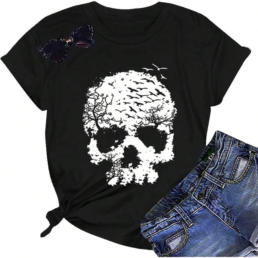 Women Sports Tees & Tanks - 黑色 - 查看 1